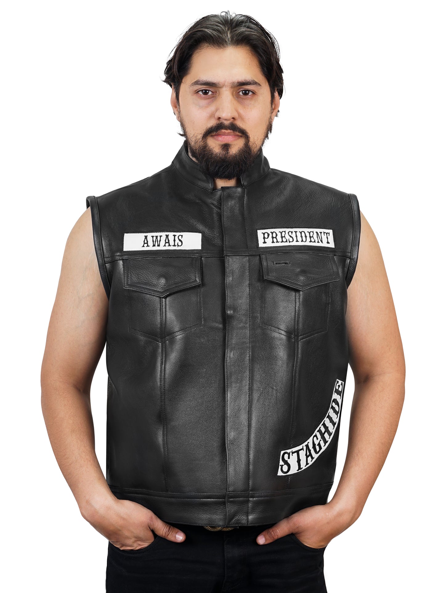 Customized Leather Club Vests – Personalized & Premium Quality