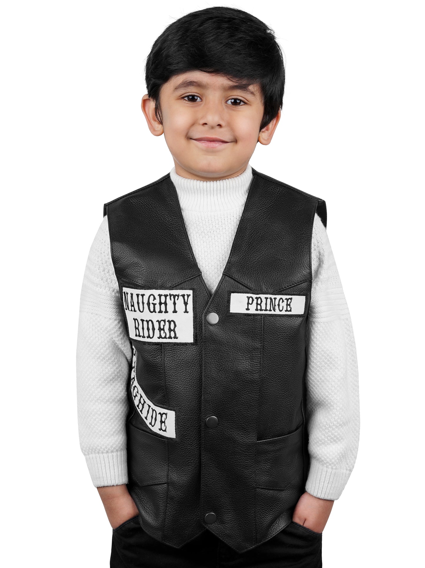 Custom Leather Vests for Kids – Stylish & Durable