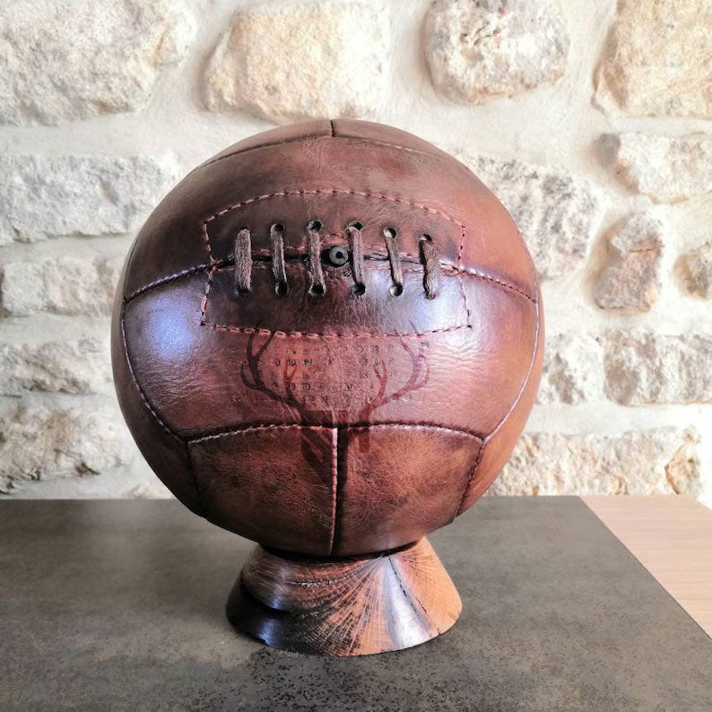 Limited Edition 1930s-Inspired Leather Football – Personalizable