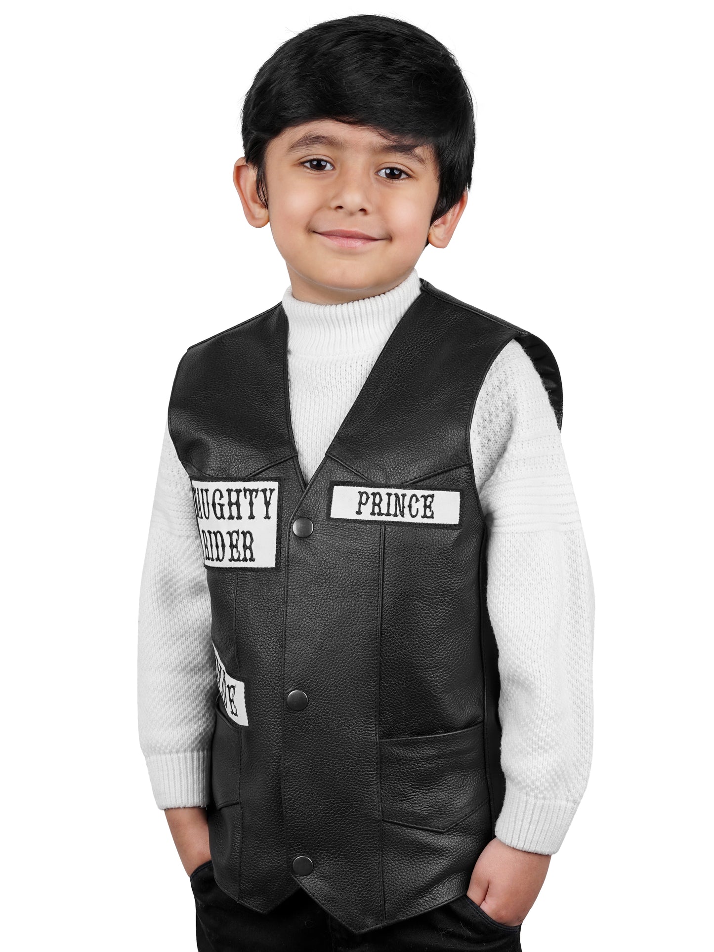 Custom Leather Vests for Kids – Stylish & Durable