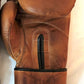 Vintage-Style Heavy Leather Boxing Gloves - Personalizable