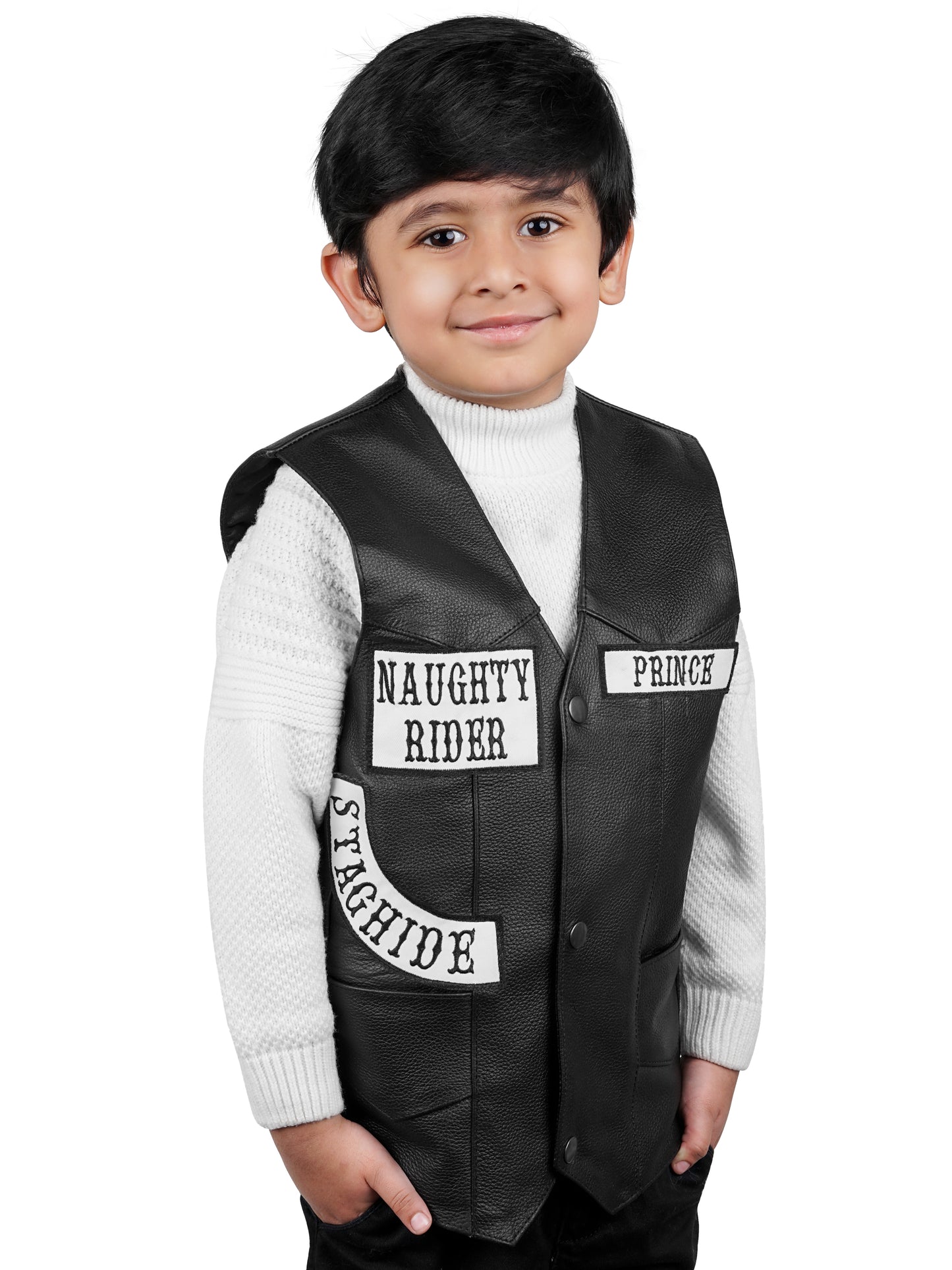 Custom Leather Vests for Kids – Stylish & Durable