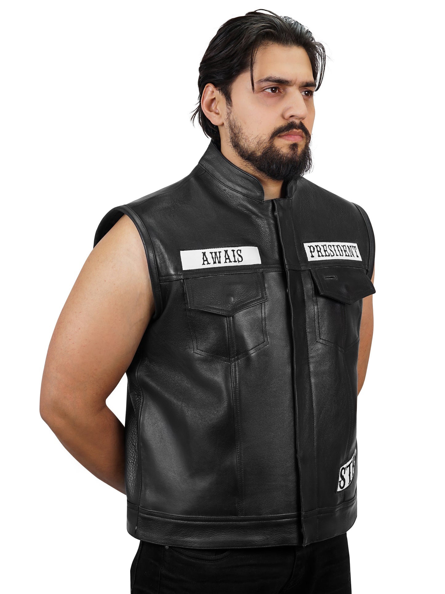 Customized Leather Club Vests – Personalized & Premium Quality