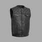 Motorcycle Club Leather Vest - Customizable