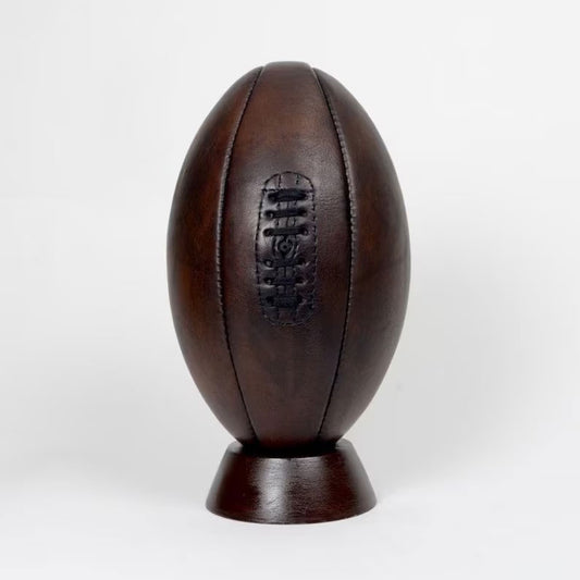 Vintage Style Leather 1900s Old School Style American football Rugby - Personalizable